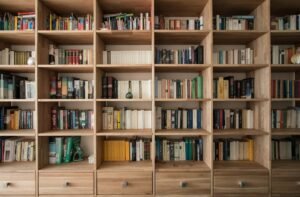 Prescott Public Library Will Close for Staff Training Library bookshelves