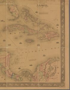 The 1507 Map That Put “America” on the World Colton's new illustrated & embellished county map of the republics of North America (NYPL b20732974-5404017).jpg