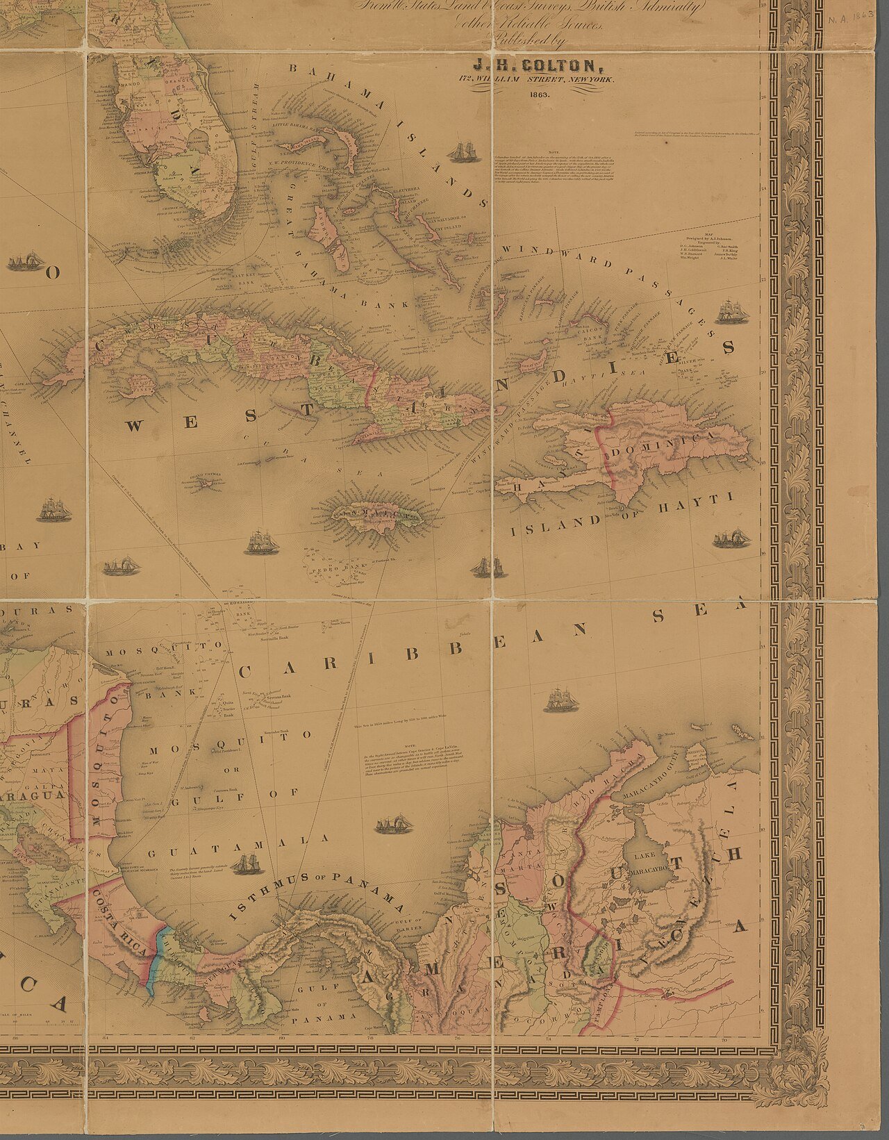 Colton's new illustrated & embellished county map of the republics of North America (NYPL b20732974-5404017).jpg