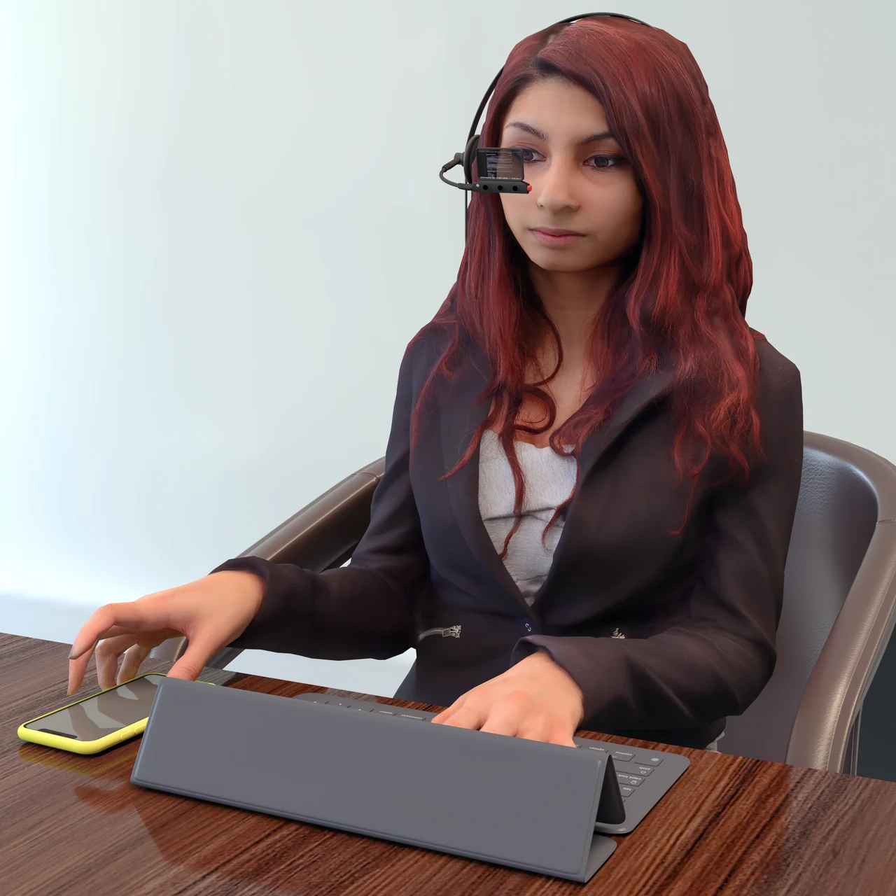 Headset computer with phone as mouse.webp
