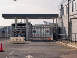 How to Check a Car for Open Recalls by VIN Newhaven Ferry Port car check-in entrance 2025-03-02.jpg