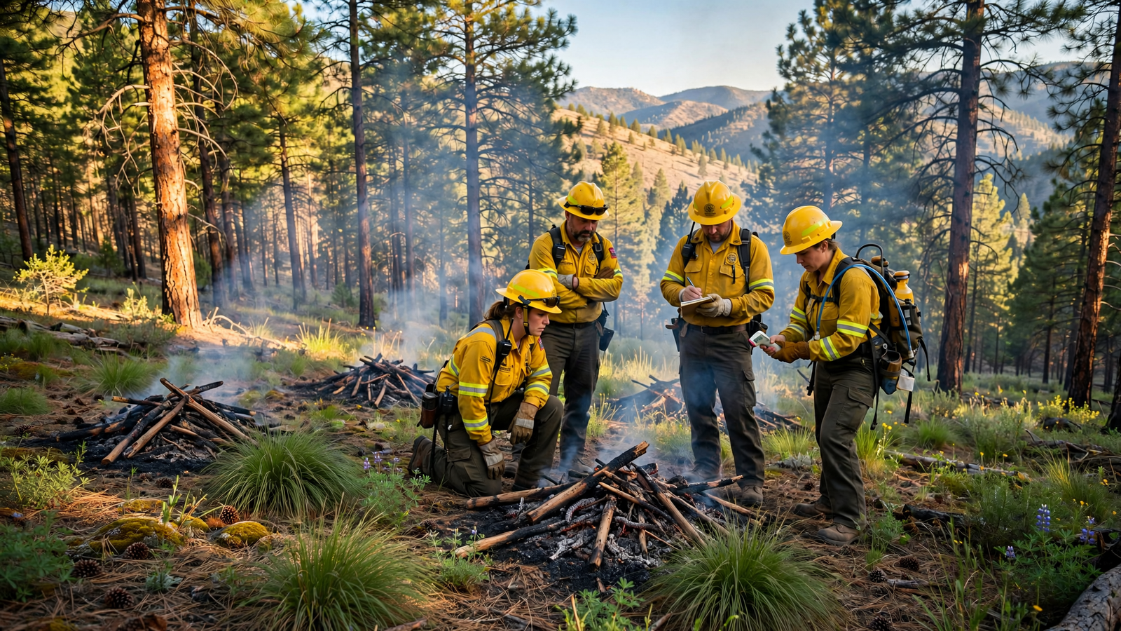 Prescott National Forest to Continue Pile Burning Operations Through August