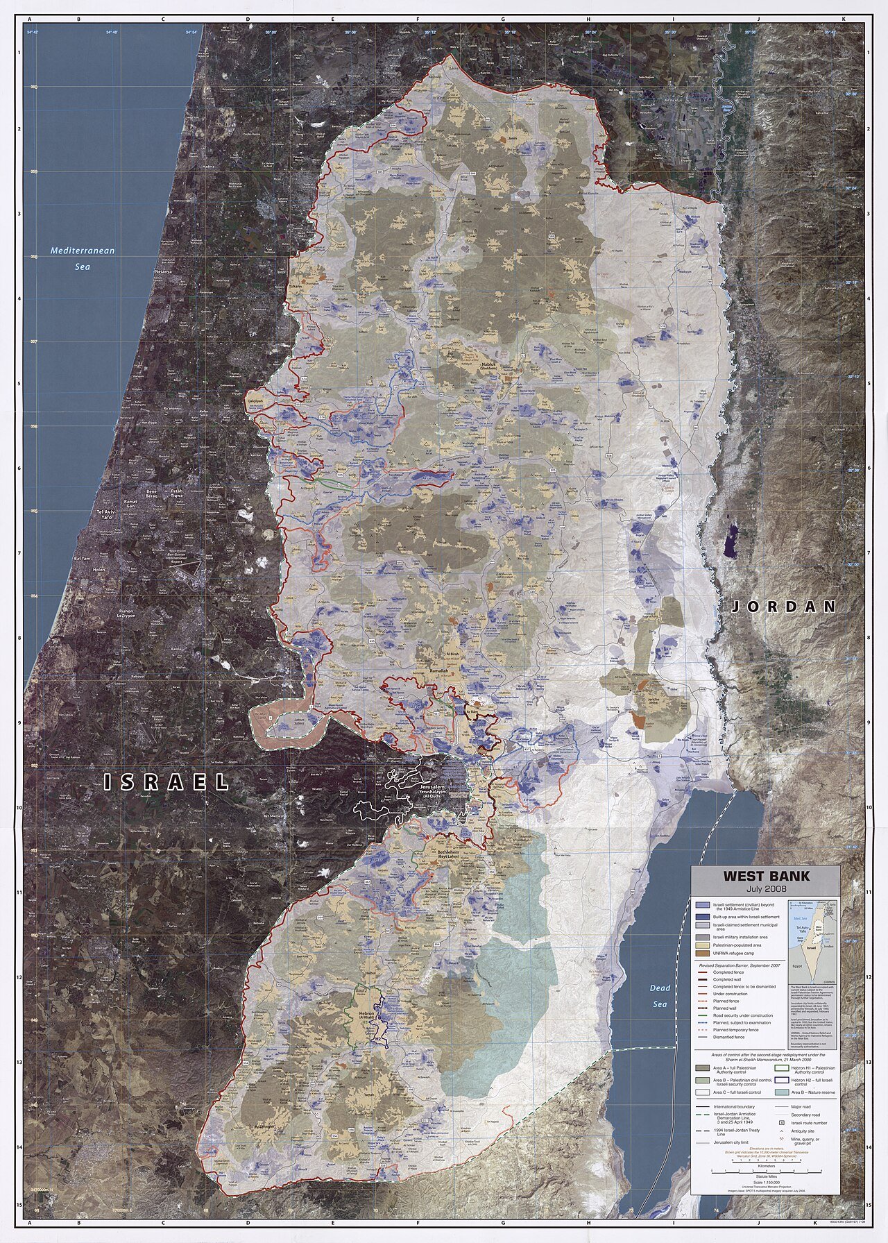 West Bank July 2008 CIA remote-sensing map.jpg